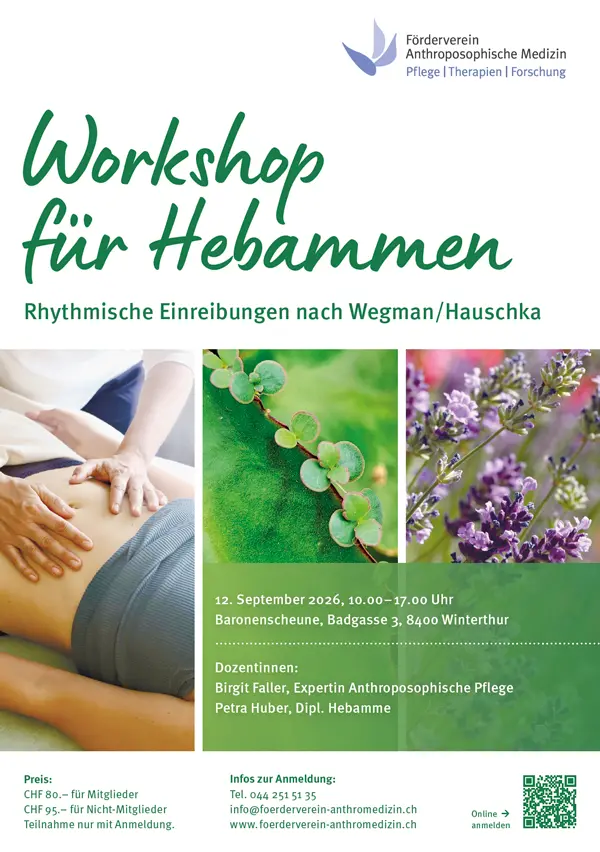 Workshop für Hebammen am 12. September 2026 in Winterthur
